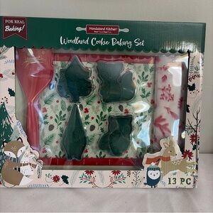 Handstand Kitchen New! Woodland Cookie Baking Set 13 pcs